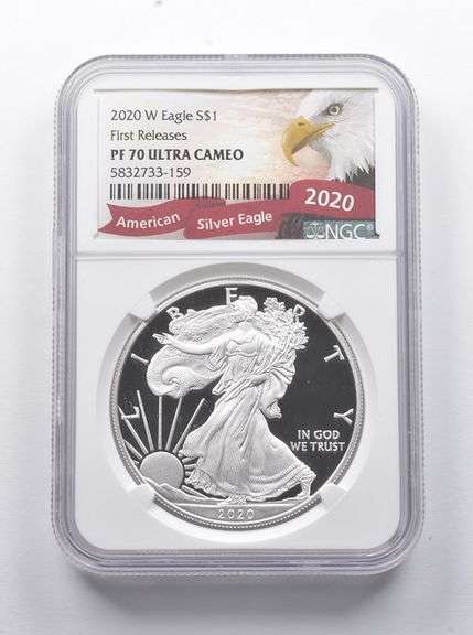 PF70 UCAM 2020-W American Silver Eagle FS NGC
