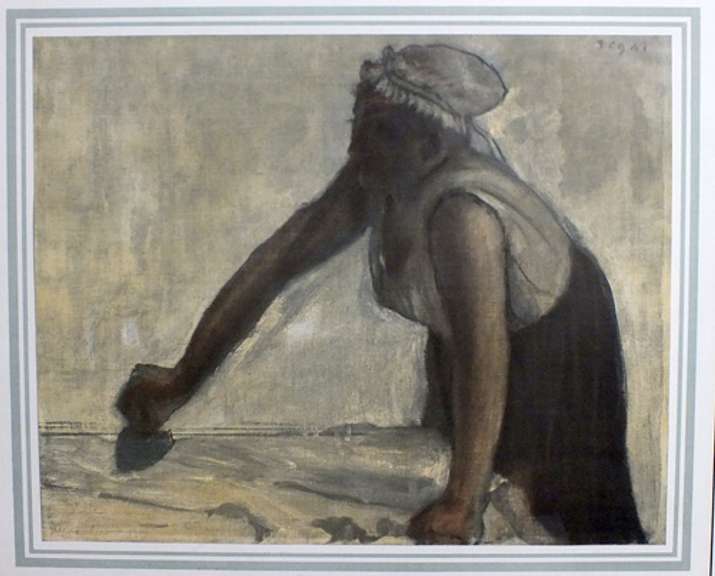 Original Degas engraving gravure, signed in the plate