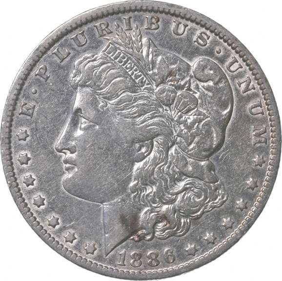 1886-O Morgan Silver Dollar