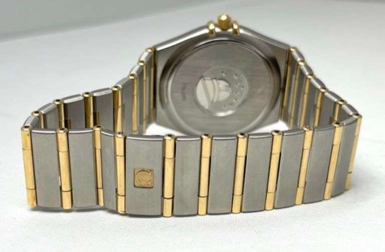 OMEGA UNISEX 34MM SS/YG CONSTELLATION 6.5IN BRACELET