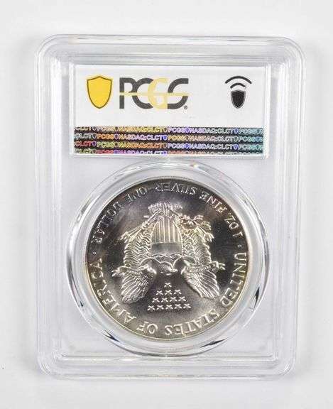 MS67 1989 American Silver Eagle - PCGS Insane Tone!