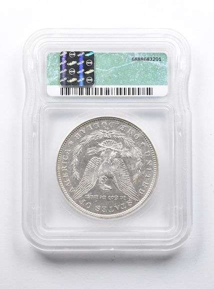 AU50 1882-O/S Morgan Silver Dollar VAM-3 EDS Top 100 ICG