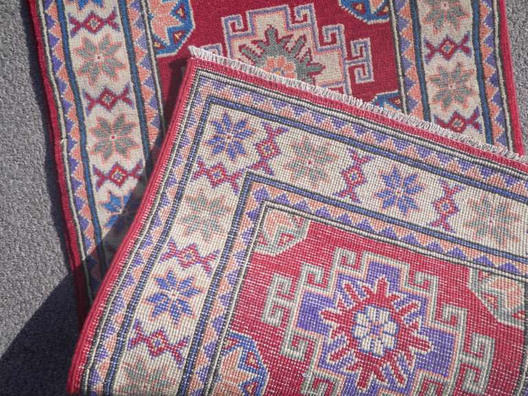 Handmade Afghan Kazak Design 5.8x2.1