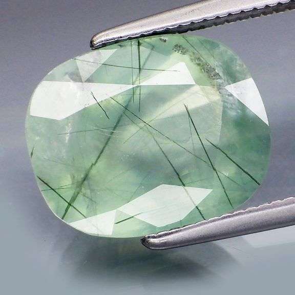 Collectors 4.75ct rutilated Prehnite