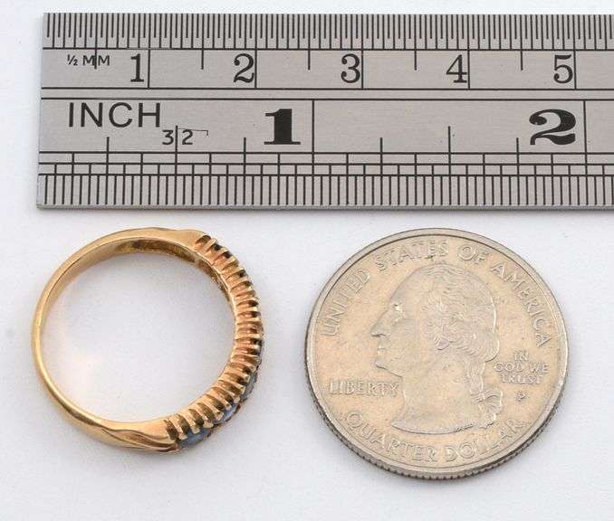 Nice Rose Gold Sapphire Ring