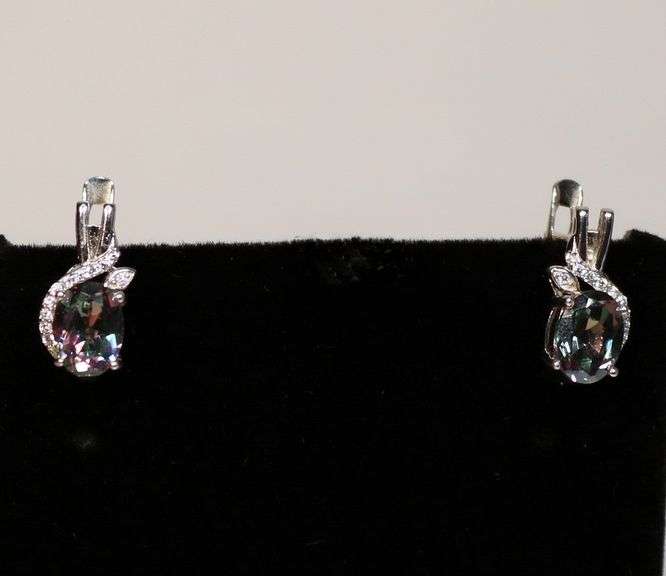 Simply beautiful multicolor Mystic Quartz earrings