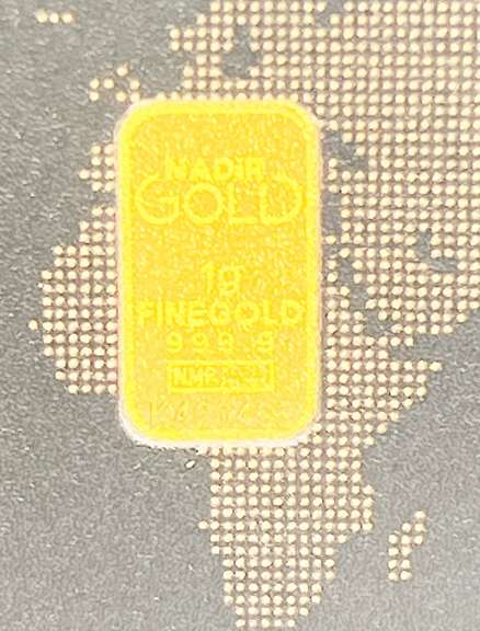 1 Gram Pure Gold Bar