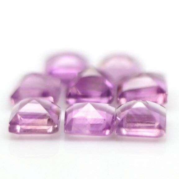 Amazing 12.56ct matched bright purple Amethyst set