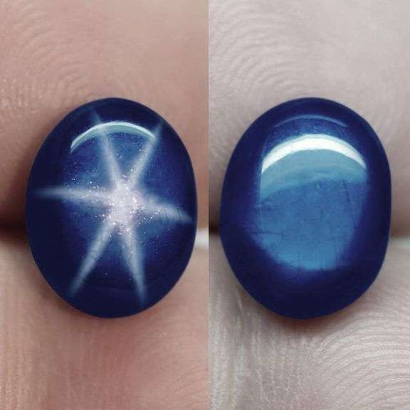 Stunning 8.35ct royal blue Star Sapphire