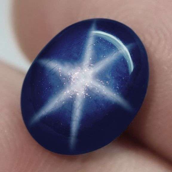 Stunning 8.35ct royal blue Star Sapphire