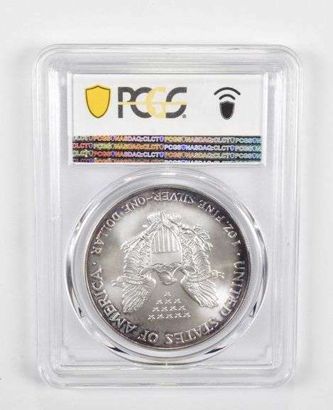 MS68 2001 American Silver Eagle - PCGS Insane Tone!