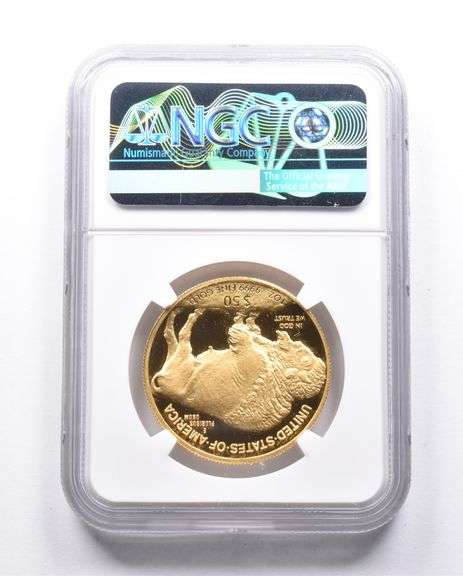 PF70 UCAM 2012-W $50 American Gold Buffalo 1 Oz Gold NGC