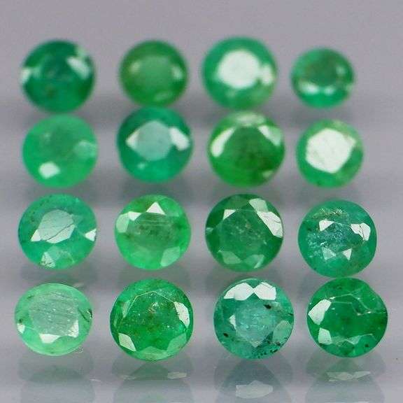 Outstanding 3.03ct real Colombian Emerald set