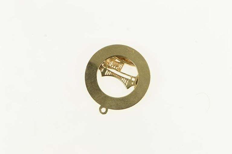 14K Yellow Gold San Francisco Bay Bridge Travel Souvenir Charm/Pendant