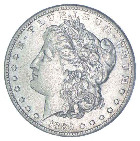 1889-CC Morgan Silver Dollar