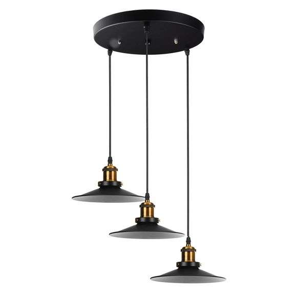 E27 Iron Pendant Light Ceiling Lamp Chandelier Bedroom