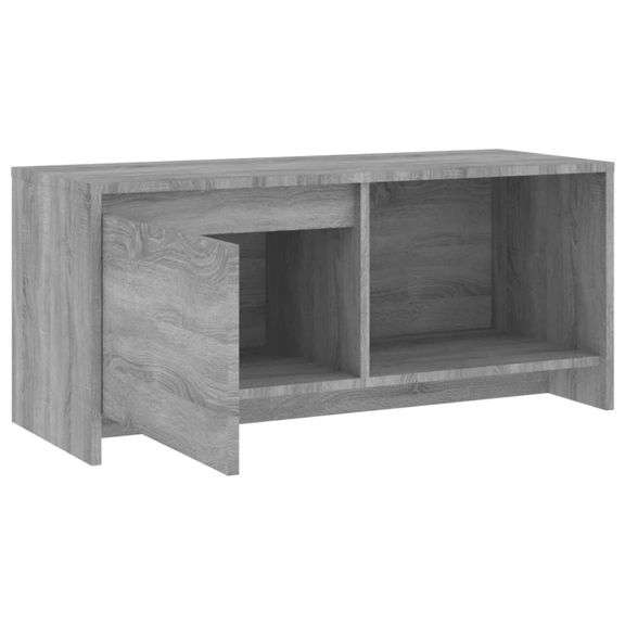 TV Cabinet Gray Sonoma 35.4x13.8x15.7in Chipboard