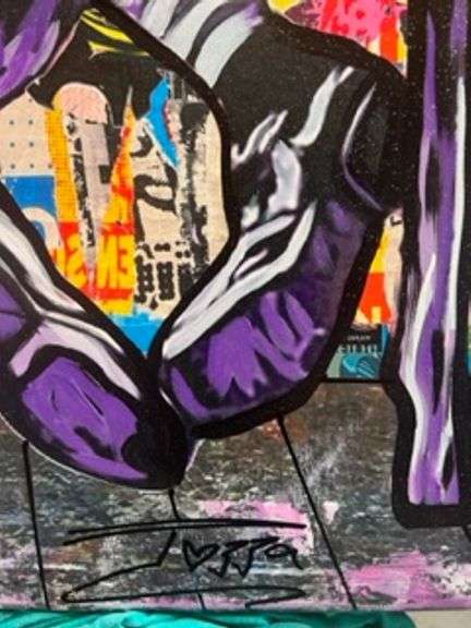 Extermely Collectable Original Painting By Jozza Jozza More Love