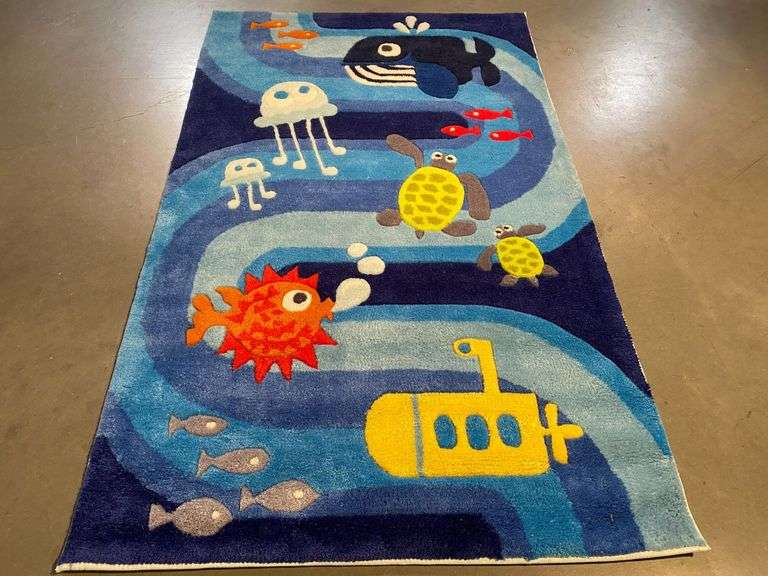 Fun Wool Kids Rug 4x6