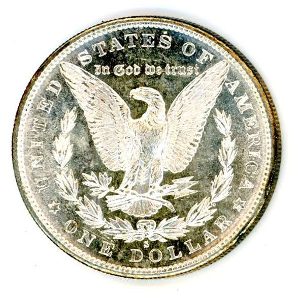 Uncirculated 1880-S Morgan Silver Dollar