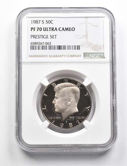 PF70 UCAM 1987-S Kennedy Half Dollar Prestige Set NGC RARE PEDIGREE