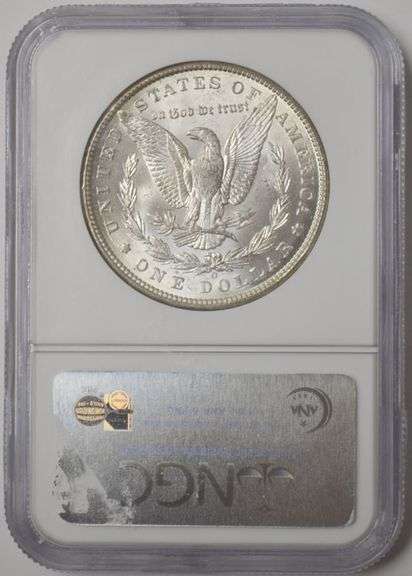 1898 O U.S Morgan Silver Dollar NGC MS 64 Old Holder