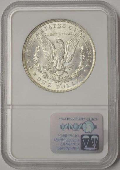 1885 O U.S Morgan Silver Dollar NGC MS 64 Old Holder