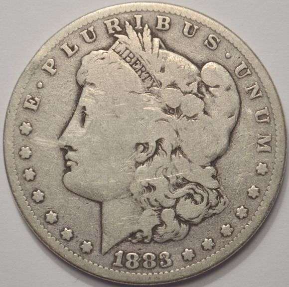 1883 Morgan Silver Dollar Circulated