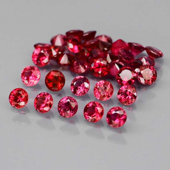 Yes! Diamond cut Sapphires! 3.24 carats of them!