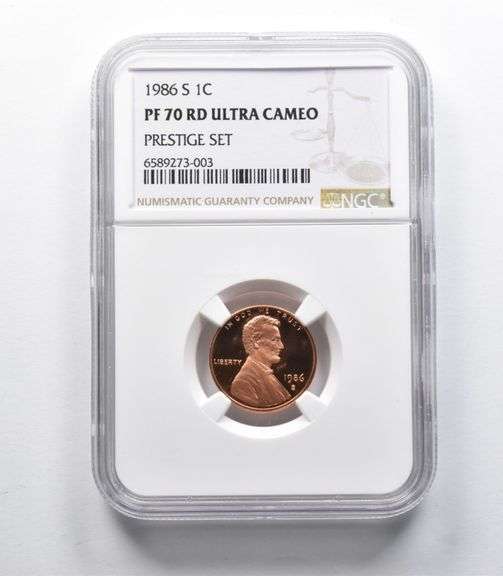 PF70 RD UCAM 1986-S Lincoln Memorial Cent Prestige NGC Rare Pedigree