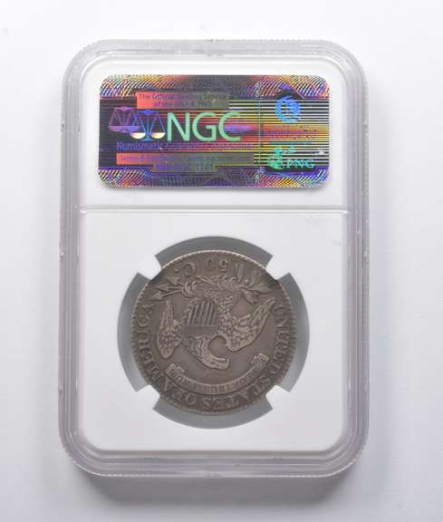 XF40 1827 Capped Bust Half Dollar O-104 Square 2 NGC