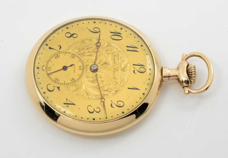 Elegant 1908 Longines GF Pocket Watch
