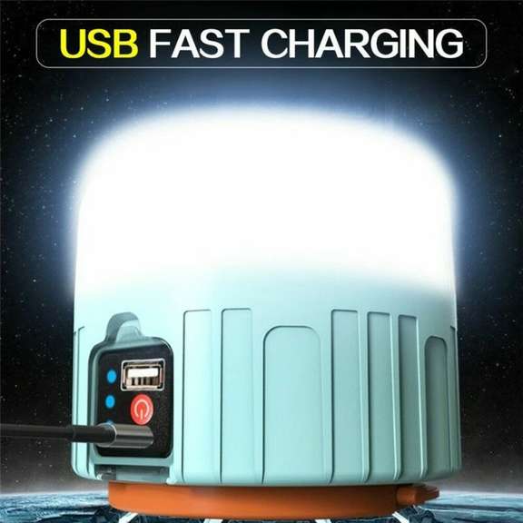 Remote Solar LED Rechargeable Lantern with USB