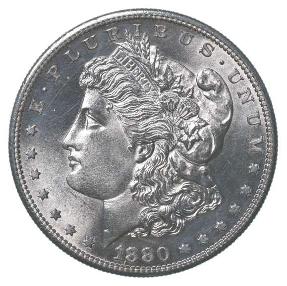 1880-S Morgan Silver Dollar