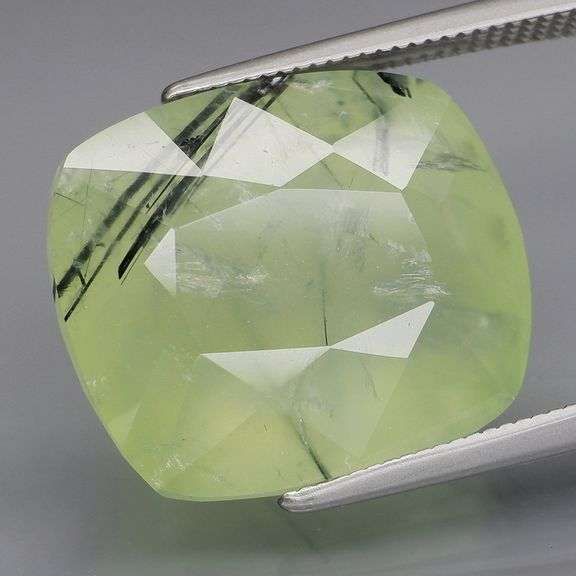 Stupendous 18.26ct rutilated Prehnite