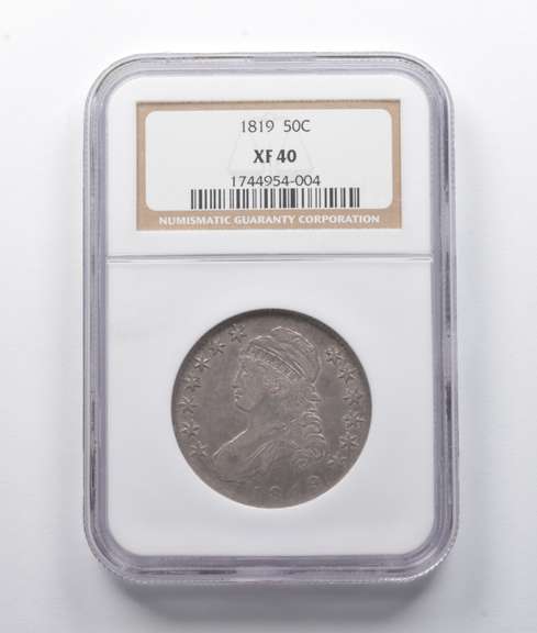 XF40 1819 Capped Bust Half Dollar NGC