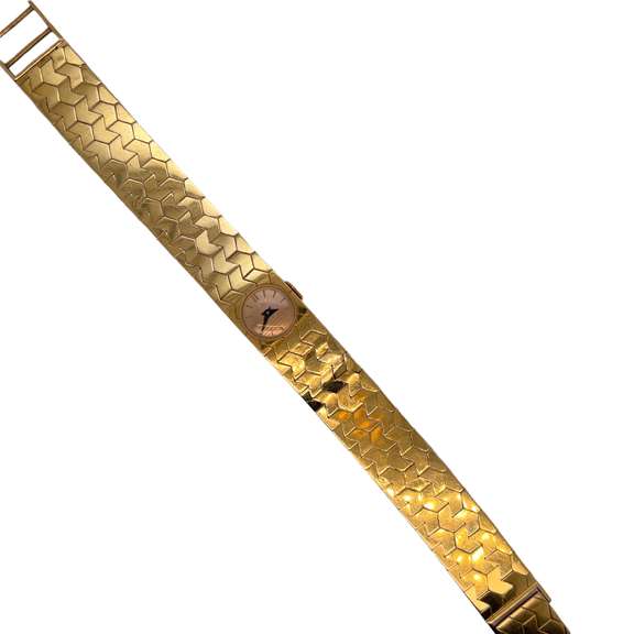 18K GOLD WATCH, "EGINE" VINTAGE WATCH