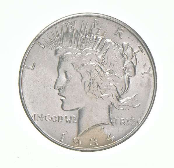 1934-D Peace Silver Dollar