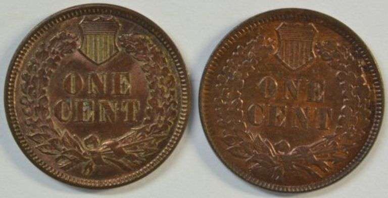 Pair of exceptionally Choice BU 1893 & 1899 Indian Head Cents