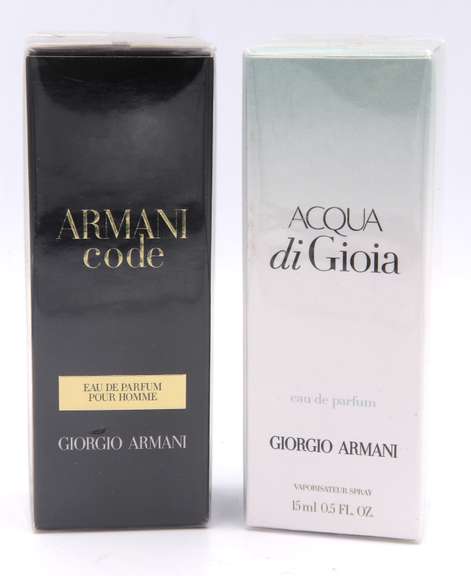 Lot of 2 Giorgio Armani Parfum Spray