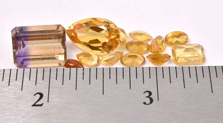 Ametrine And Citrine Gems From Pre-Owned Jewlery