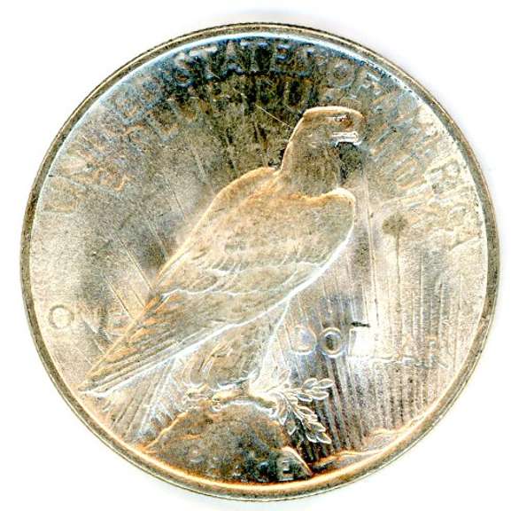 Uncirculated 1923 Peace Silver Dollar