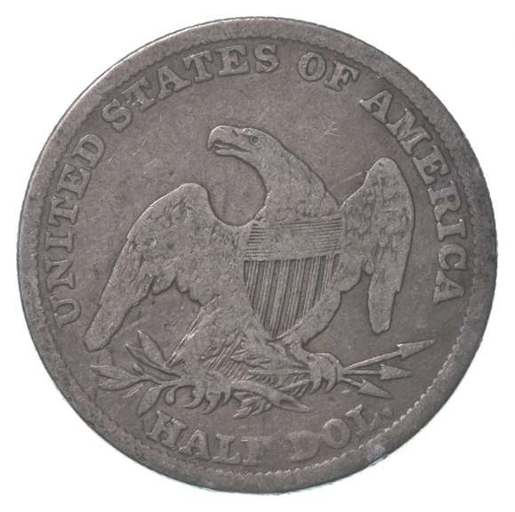 1838 Capped Bust Half Dollar