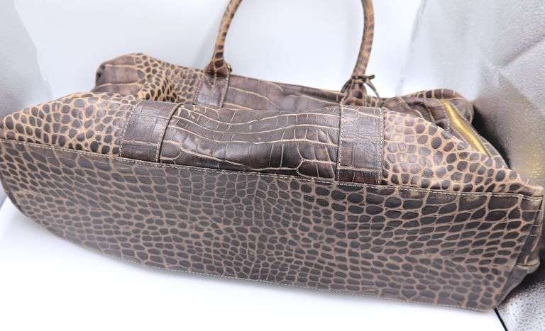 Dooney & Bourke Croco Nile Duffle Bag