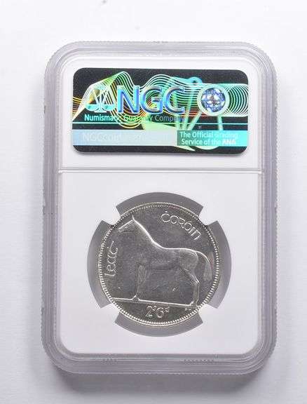 PF65 1928 Ireland 1/2 Coroin NGC