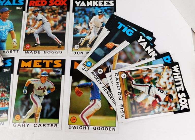 50+ Lot of 1986 Topps Oversized Baseball Cards