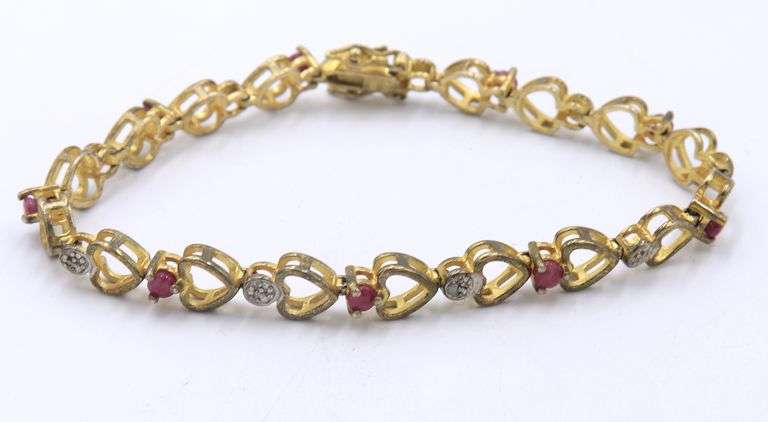 Group Lot of 4 Vintage 925 Sterling Silver Bracelets