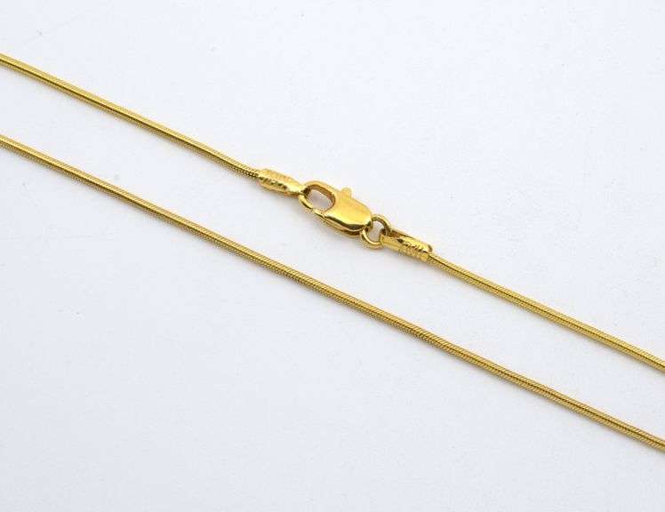 In Demand 14k Snake Link Necklace