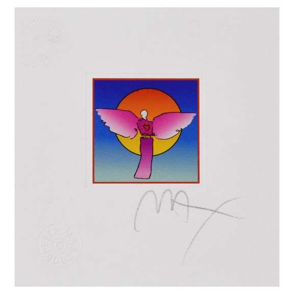 Angel with Sun (Ver II) by Peter Max