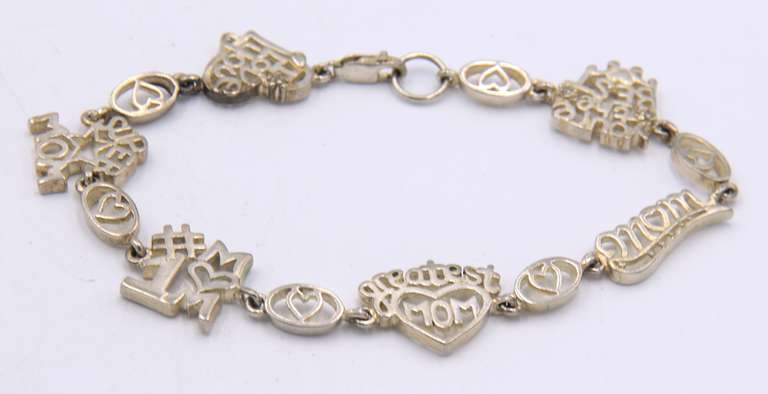 Group Lot of Vintage 925 Sterling Silver bracelets